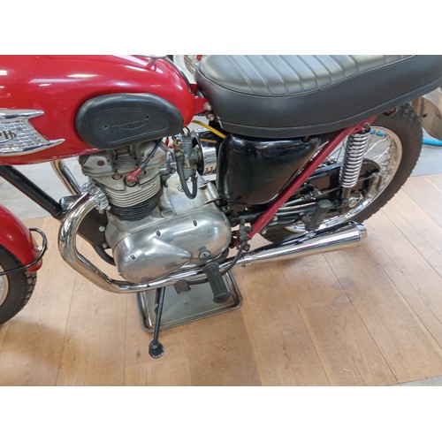 477A - 1960's Triumph 5TA, 500cc motorcycle / motorbike, Boyer Brandsen electronic ignition conversion to d... 