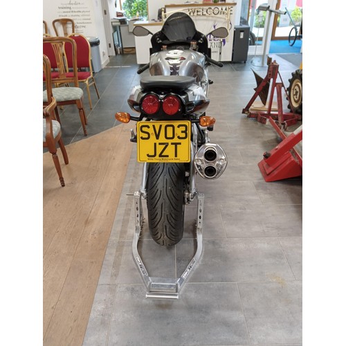 610 - 2003 Aprilla RSV Mille, 1000cc motorcycle / motorbike, 10761 genuine miles, new front tyre, new oil ... 