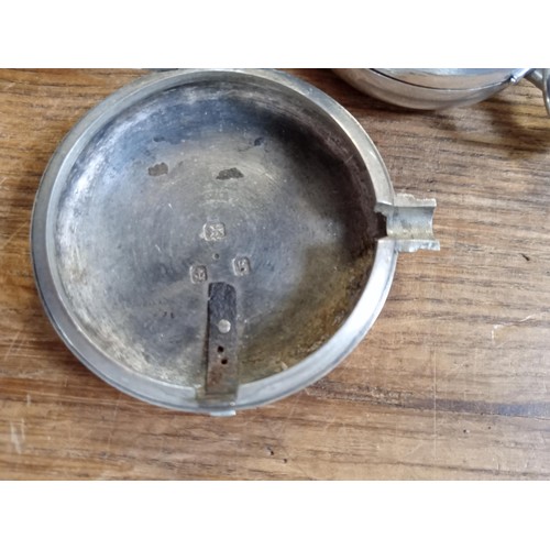 84 - 4 x vintage pocket watches, some have silver hallmarks, please see photos