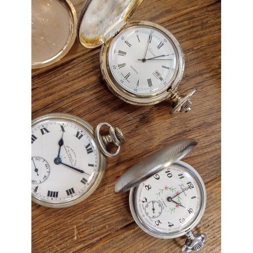 96 - 4 x pocket watches as found