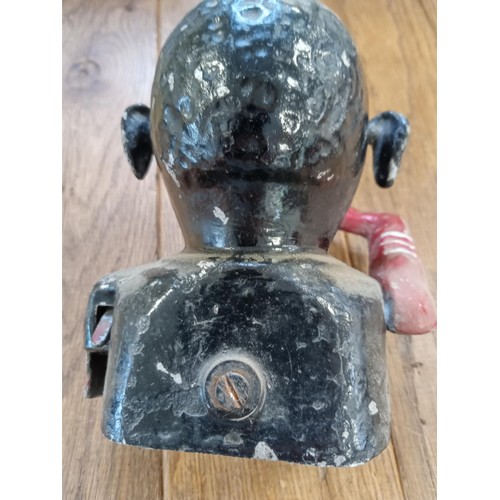 101 - The vintage hand to mouth money box bank