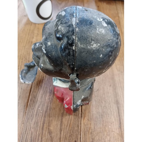 101 - The vintage hand to mouth money box bank