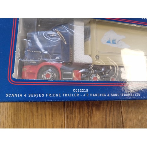 106 - Corgi Limited Edition CC12215 Scania 4 Series Fridge Trailer - J R Harding & Sons (Frome) Ltd scale ... 