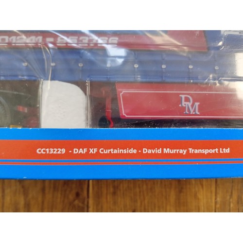 107 - Corgi Limited Edition Hauliers of Renown CC13229 - DAF XF Curtainside - David Murray Transport Ltd s... 