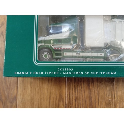 115 - Corgi Limited Edition CC12803 Scania T Bulk Tipper - Maguires of Cheltenham scale 1:50