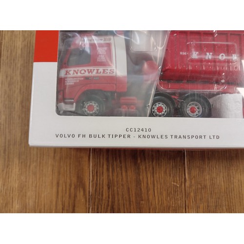 123 - Corgi Limited Edition CC12410 Volvo FH Bulk Tipper - Knowles Transport Ltd scale 1:50