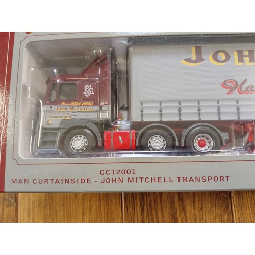 147 - Corgi Limited Edition CC12001 MAN Curtainside John Mitchell Transport scale 1:50