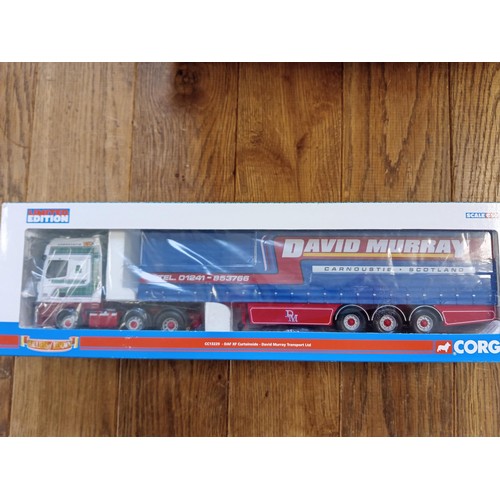 35 - Corgi Limited Edition Hauliers of Renown CC13229 - DAF XF Curtainside - David Murray Transport Ltd s... 