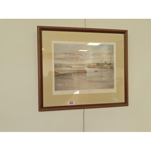 46 - Signed Eric Auld limited edition The Tall Ships Aberdeen 1991