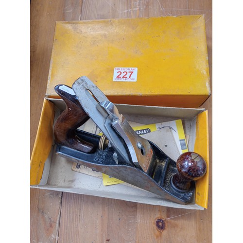 227 - Boxed Stanley no 4 plane