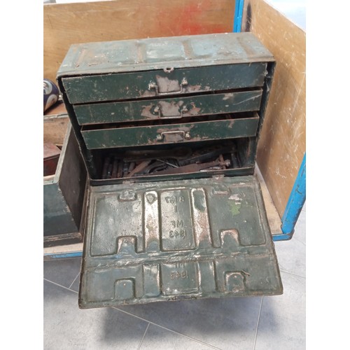 243 - 1943 toolbox with contents