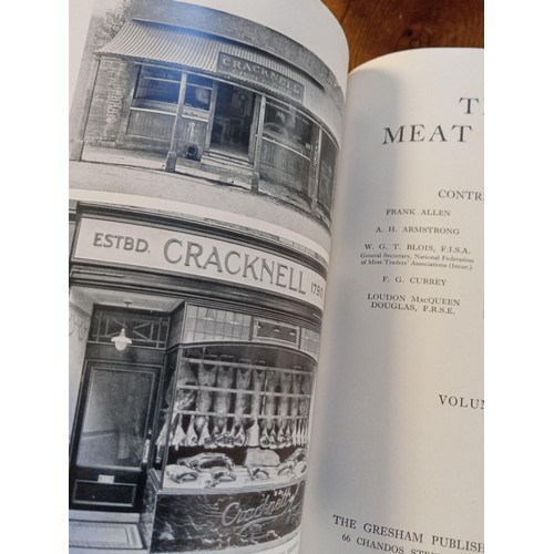 22 - The Meat Trade Volumes I, II, III 1935 the Gresham Publishing Company Ltd, Covent Gardens London, Vo... 