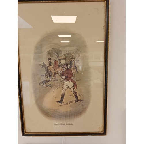 3 - 7 x Framed Johnnie walker 1820 sporting prints