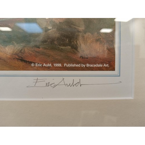 55 - Eric Auld signed limited edition 75/100 'Glengirnock and Lochnagar - Eagles Soaring'