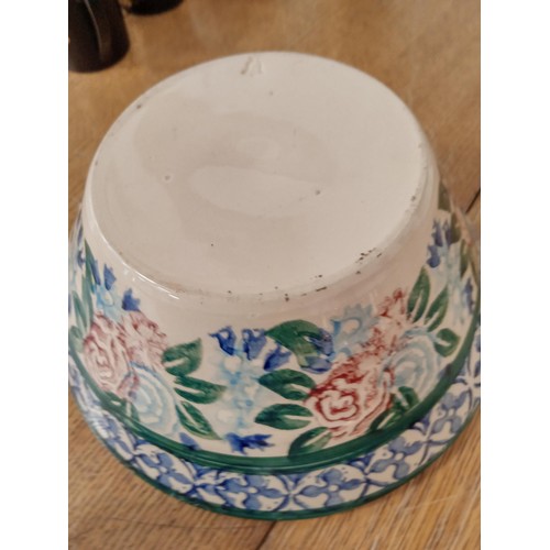 69 - Bell Pottery Hand painted Floral Bowl