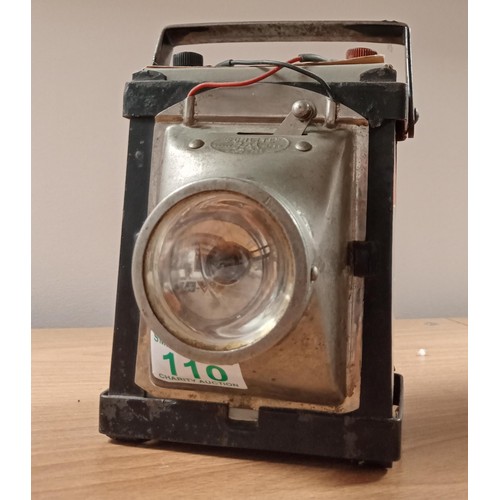 110 - Sunlite vintage battery lamp