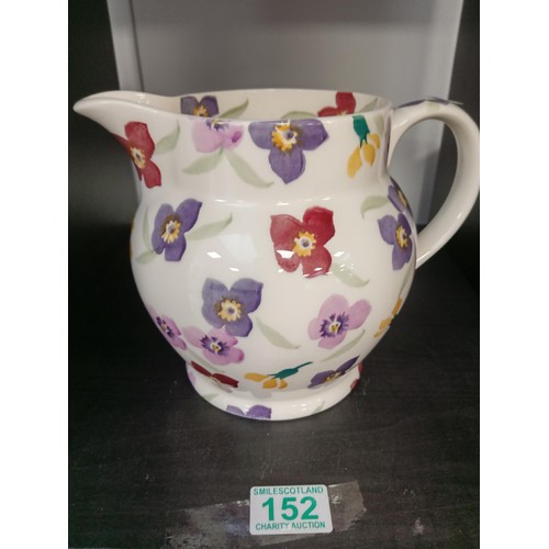 152 - Emma Bridgewater Pansy large jug