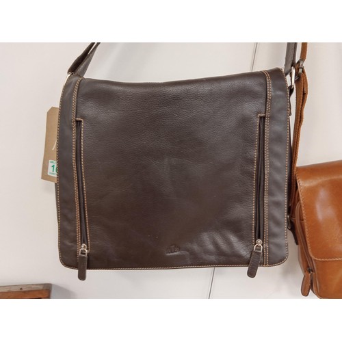 169 - RJR John Rocha leather messenger bag and leather laptop bag