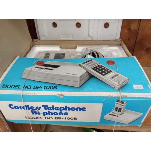 225 - Boxed cordless telephone - Bi-Phone.