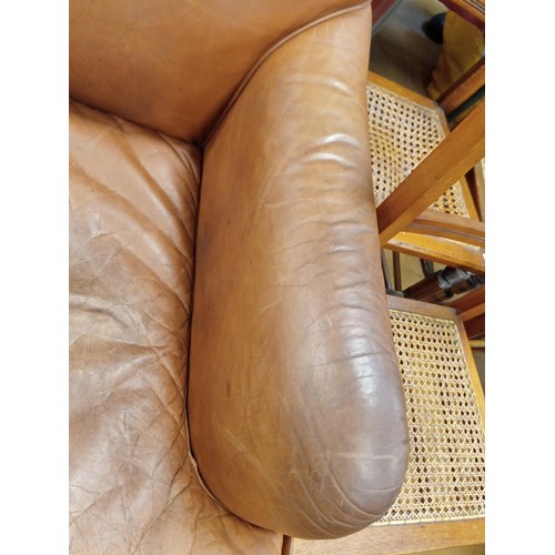 294 - Tetrad Leather armchair.