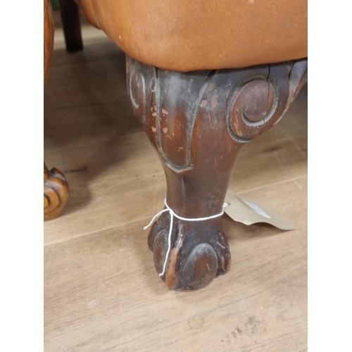 294 - Tetrad Leather armchair.