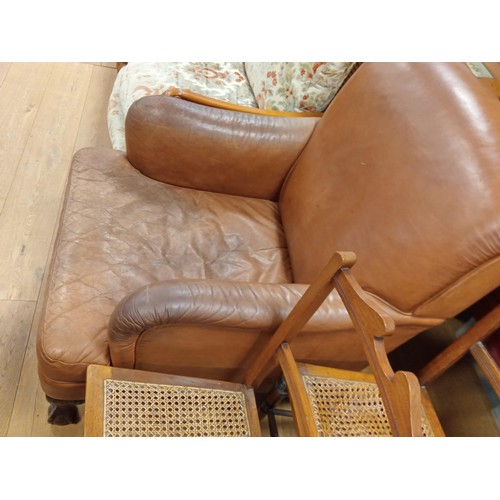 294 - Tetrad Leather armchair.