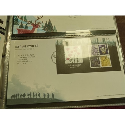 348 - Five albums Royal Mail first day covers.