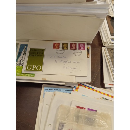 349 - Selection of first day covers, stamps, etc.