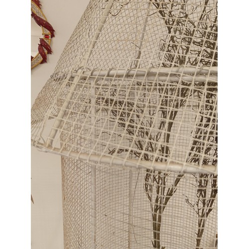 27 - 1920's large finch cage believed French