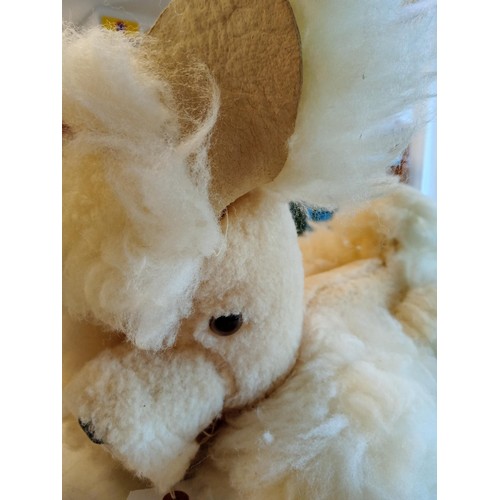 217 - Vintage 1950's sheepskin Poodle.