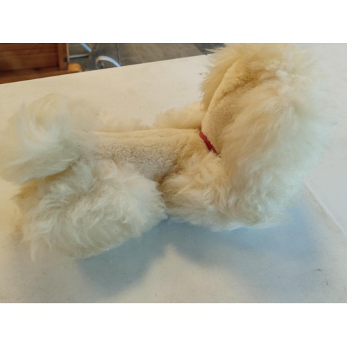 217 - Vintage 1950's sheepskin Poodle.