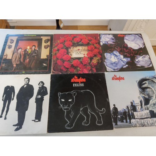 70 - 6 x The Stranglers LP's records & singles See photos for full details