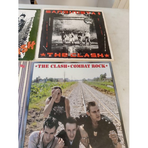 72 - 6 x The Clash LP's See photos for descriptions