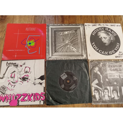 87 - 6 x Punk 45 RPM records, to include Whizz Kids, Buzzcocks, Sex Pistols, Tonight, Krypton Tunes (Blac... 