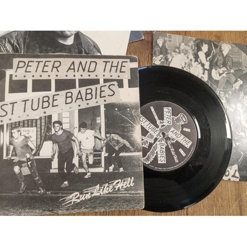 88 - 6 x Punk 45 RPM records, to include The Artisans, The Lurkers, Peter & The Test Tube Babies, Smiths,... 