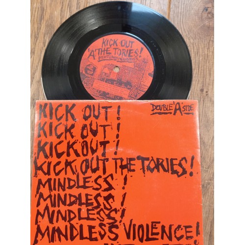 97 - 6 x Punk 45 RPM records, to include The Fall, Chelsea, The Adicts, Newton Neurotics (Kick out are th... 