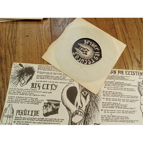 97 - 6 x Punk 45 RPM records, to include The Fall, Chelsea, The Adicts, Newton Neurotics (Kick out are th... 