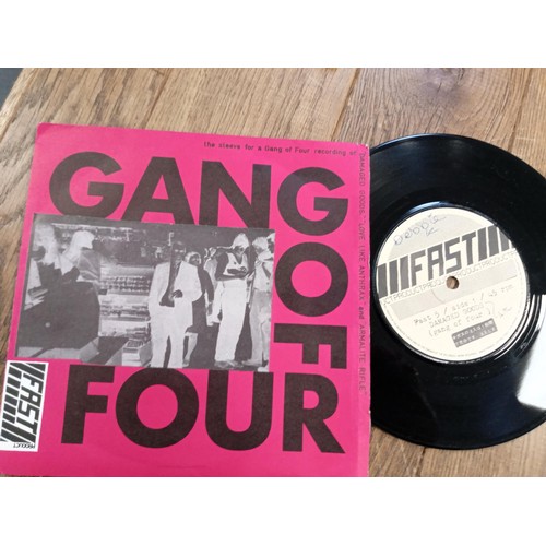 98 - 6 x Punk 45 RPM records, to include Riot Squad, The Disco Zombies, 2.3, Frets, Gang of Four & Anti-P... 