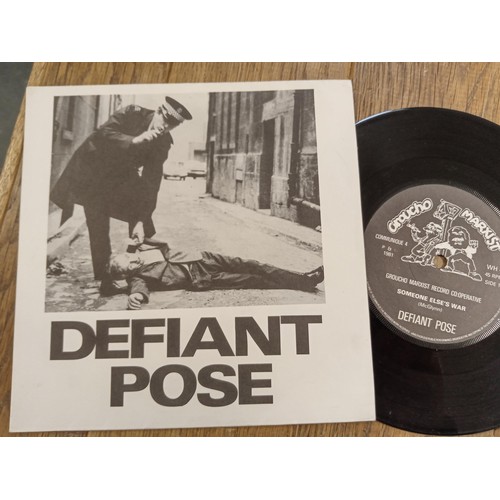 99 - 6 x Punk 45 RPM records, to include Political Assylum, The Slow Death (blue vinyl), Defiant Pose, Th... 