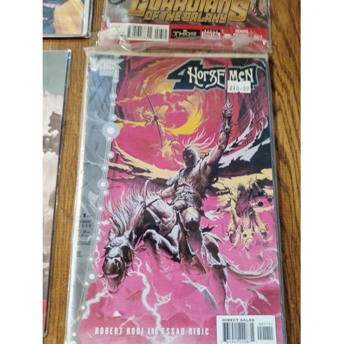 108 - Comics to include , 4 Horseman, lucifer, Stormwatch, Guardians of the galaxy , Fall of lucifer , wel... 