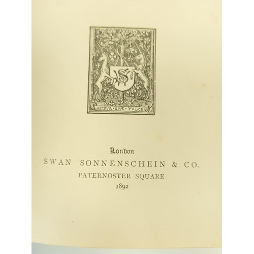 123 - Argentina & The Argentines by Thomas A Turner 1892 published by Swan Sonnenschein & Co Paternoster S... 