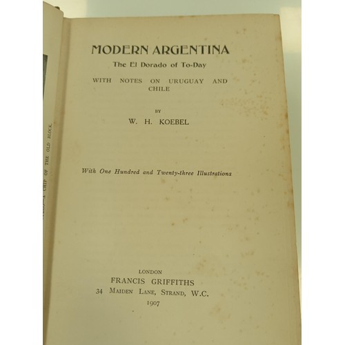 123 - Argentina & The Argentines by Thomas A Turner 1892 published by Swan Sonnenschein & Co Paternoster S... 