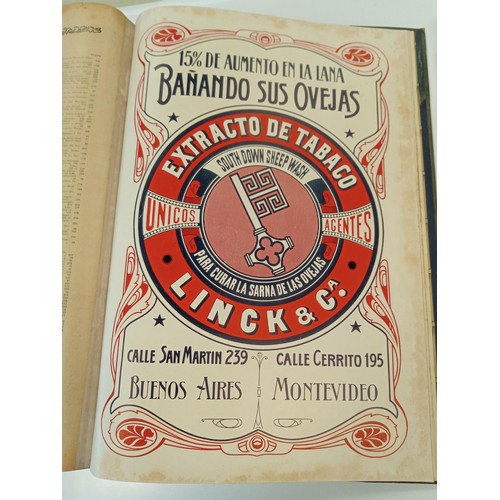 127 - La Nacion 1810-1910 & 1816-1916 large books on the history of Argentina