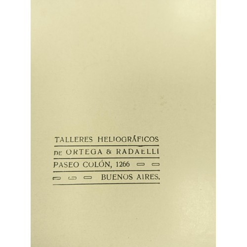 128 - Gran Panorama Argentino Centenario 1910 book publisher Talleres Heliograficos Buenos Aires