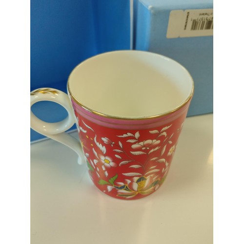 189 - Wedgewood Crimson Jewel small mug in original box