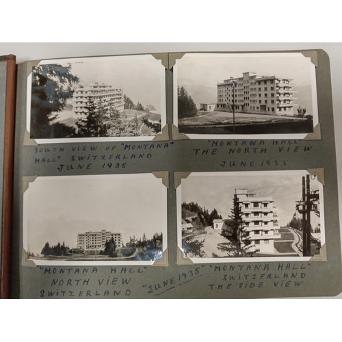 202 - Photo Album of photos from 1935 - 1936 of Switzerland, Italy, Germany, Austria & Hungary