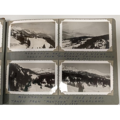 202 - Photo Album of photos from 1935 - 1936 of Switzerland, Italy, Germany, Austria & Hungary