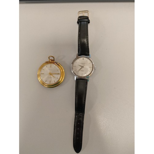 204 - La Marque Incabloc automatic 17 jewels wrist watch, plus Chandler Incabloc 17 jewel gold plated 10 m... 