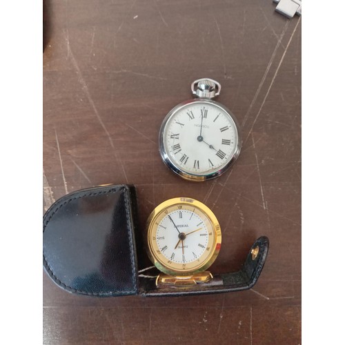 207 - direct from a deceased estate  8 watches, Pocket watch , Zippo Lighter , Fountain pen and a travel c... 