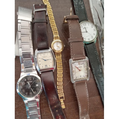 207 - direct from a deceased estate  8 watches, Pocket watch , Zippo Lighter , Fountain pen and a travel c... 